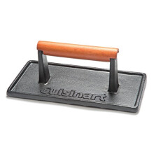 Cuisinart CGPR-221 Cast Iron Grill Press (Wood Handle)