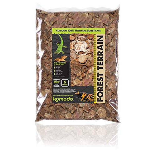 Komodo Komodo Forest Terrain Orchid Bark Fine Chips, 6 Litre 1