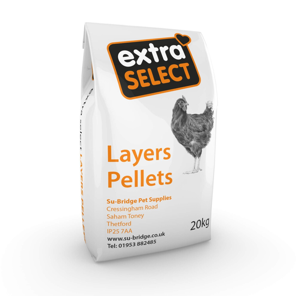 Extra Select Complete Layers Pellets Poultry Feed, 20 kg