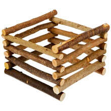 Trixie Natural Living Free-Standing Hay Manger, 15 x 11 x 15 cm
