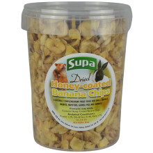 Supa Small Animal Banana Chips, 1 Litre | Made From Human Grade Food Material | Excellent Treat For Your Pet,