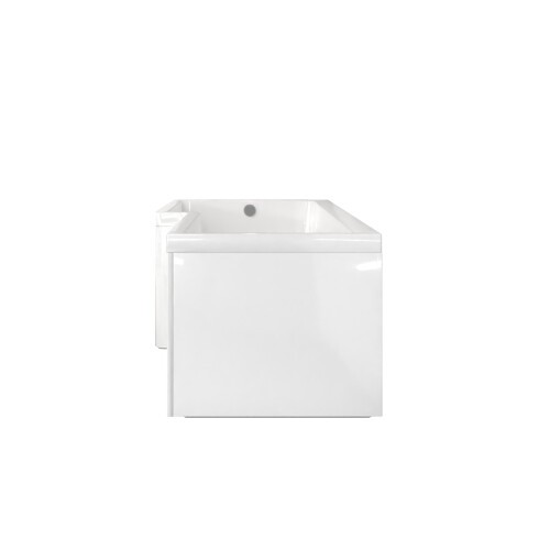 NES Home Nes Home 1700 x 850mm Left Hand L Shaped Shower Bath, Front Panel & End Panel 2