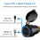 Blue Usb Pd Charger Hella Din Plug-socket For Bmw 3