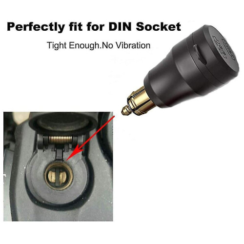 Blue Usb Pd Charger Hella Din Plug-socket For Bmw 1