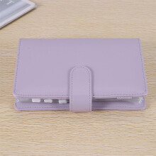 A6 Budget Binder With Zipper Envelopes, Budget Planner Book Organizer, Cash Envelopes For Budgeting Purple