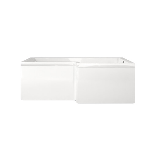 NES Home Nes Home 1700 x 850mm Right Hand L Shaped Shower Bath, Front Panel & End Panel 2