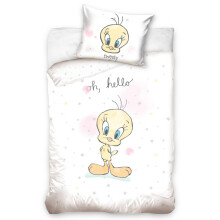 Looney Tunes Tweety Bird Toddler Size Duvet Cover Set 90x120 cm COTTON