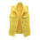 (Yellow, S) Women Spring And Autumn Coats Solid Sleeveless Denim Jacket Outerwear 1