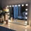Hollywood Mirror Usb Makeup With Lights Lighted 10 Bulbs 3 Lighting Modes(only Lights) Fastly 2