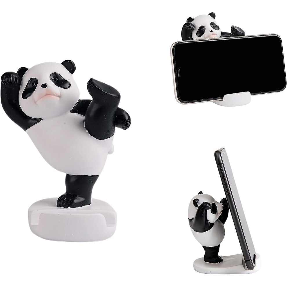 Stellar Panda Kawaii Phone Stand For Desk,Adjustable Compatible With Smartphones And Tablets,Cute Panda Smartphone Stand,Kawaii Room Decor Aesthetic ( 7669442652081