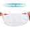 100PCS Disposable Shower Caps - 44CM Plastic Elastic Bath Cap 3