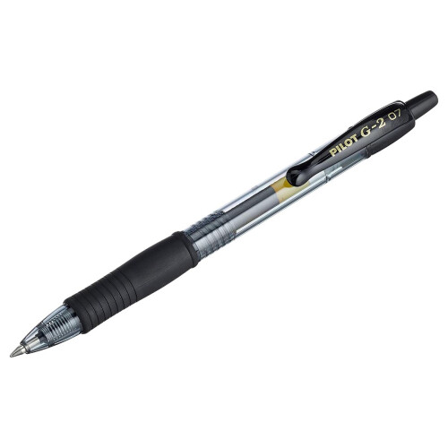Pilot Pilot G207 Retractable Gel Rollerball 0.7 mm - Black, Pack of 2 2