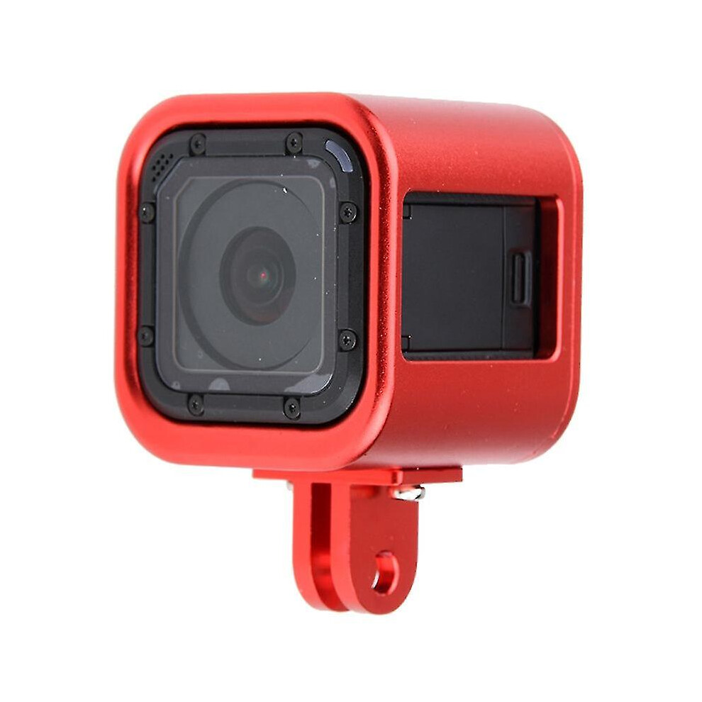 (Red) Aluminum Alloy Cage For Gopro Hero5 Session /Hero4 Session Red 7669442653583