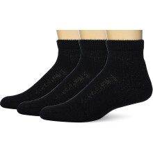 (Black (3 Pair), Large) Thorlos Unisex-adult Jmx Maximum Cushion Ankle Running Socks