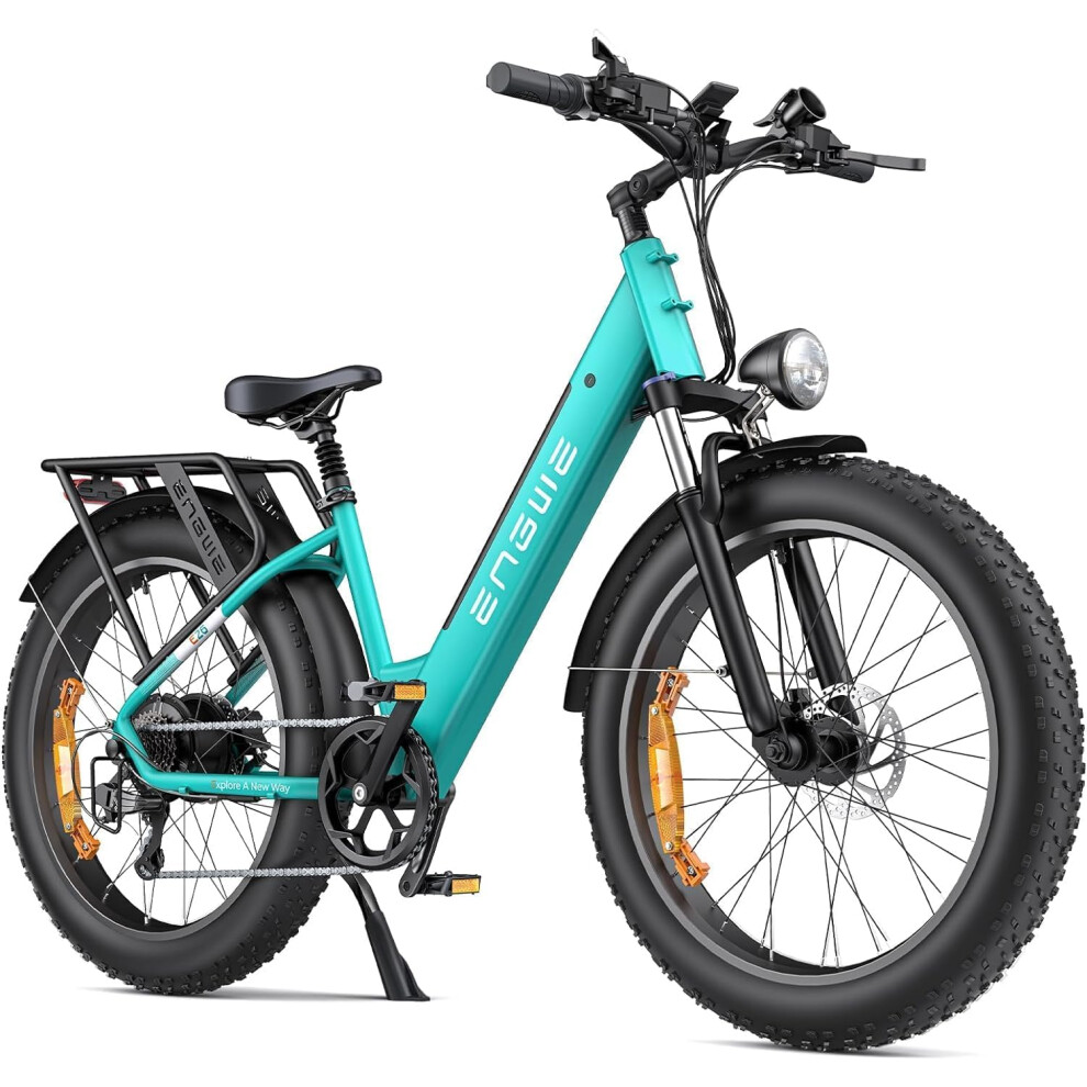 ENGWE E26 ST Electric Bike 26 "x4 Fat Tires, 48V 16AH Battery, 7-Speed