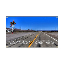 (120 x 180cm) 90*150cm Route 66 Motorcycle Biker Rider Retro Usa Flag Banner Art Home Decoration Hanging Flag