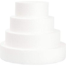 4 Pack Foam Cake Dummy For Decorating And Wedding Display,sculpture,modeling Diy Arts,kids Class
