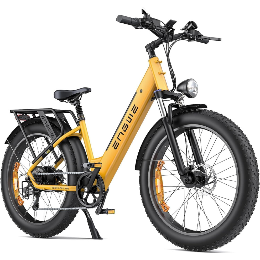 ENGWE E26 ST Electric Bike 26 "x4 Fat Tires, 48V 16AH Battery, 7-Speed