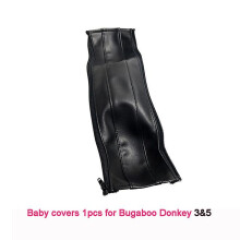 (donkey3 5 baby black) Pram Armrests Covers For Bugaboo Donkey 1 2 3 5 Stroller Pu Leather Protective Case Handle Bumber Covers Strollers Accessories