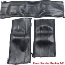(donkey1 2 3pcs black) Pram Armrests Covers For Bugaboo Donkey 1 2 3 5 Stroller Pu Leather Protective Case Handle Bumber Covers Strollers Accessories