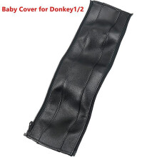 (donkey1 2 baby black) Pram Armrests Covers For Bugaboo Donkey 1 2 3 5 Stroller Pu Leather Protective Case Handle Bumber Covers Strollers Accessories