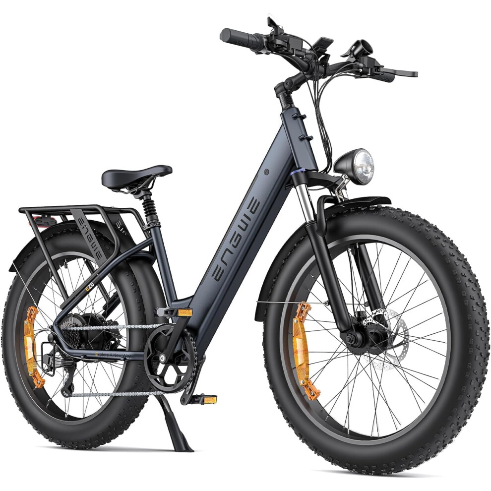 ENGWE E26 ST Electric Bike 26 "x4 Fat Tires, 48V 16AH Battery, 7-Speed