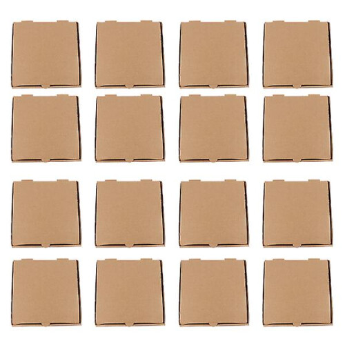 25pcs Mini Pizza Boxes Miniature Cardboard Box Pizza Corrugated Board Case