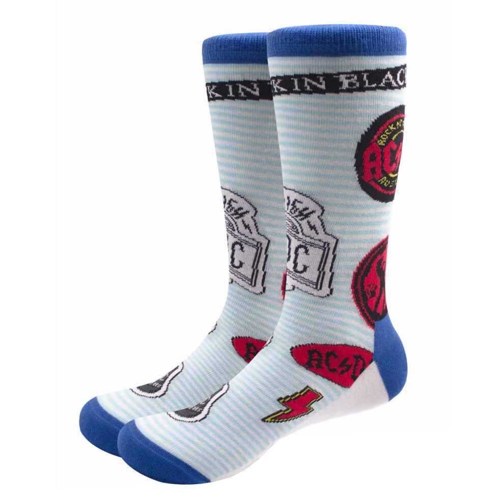Ac/Dc Men's Icons Socks