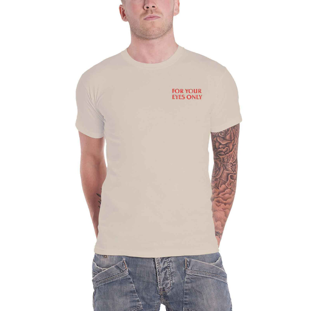 (XXL, White) James Bond 007 For Your Eyes Only Bond For Action T Shirt