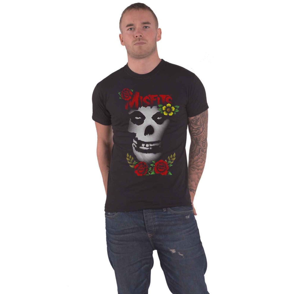 (XXL, Black) Misfits Traditional T Shirt