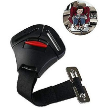 Car Seat Safety Buckle, Fixed Lock Buckle With Seat Belt Clip, Baby, Toddler And Child Harness--