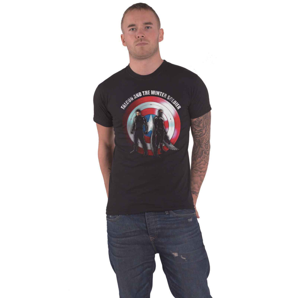 Falcon & Winter Soldier Shield Logo T Shirt