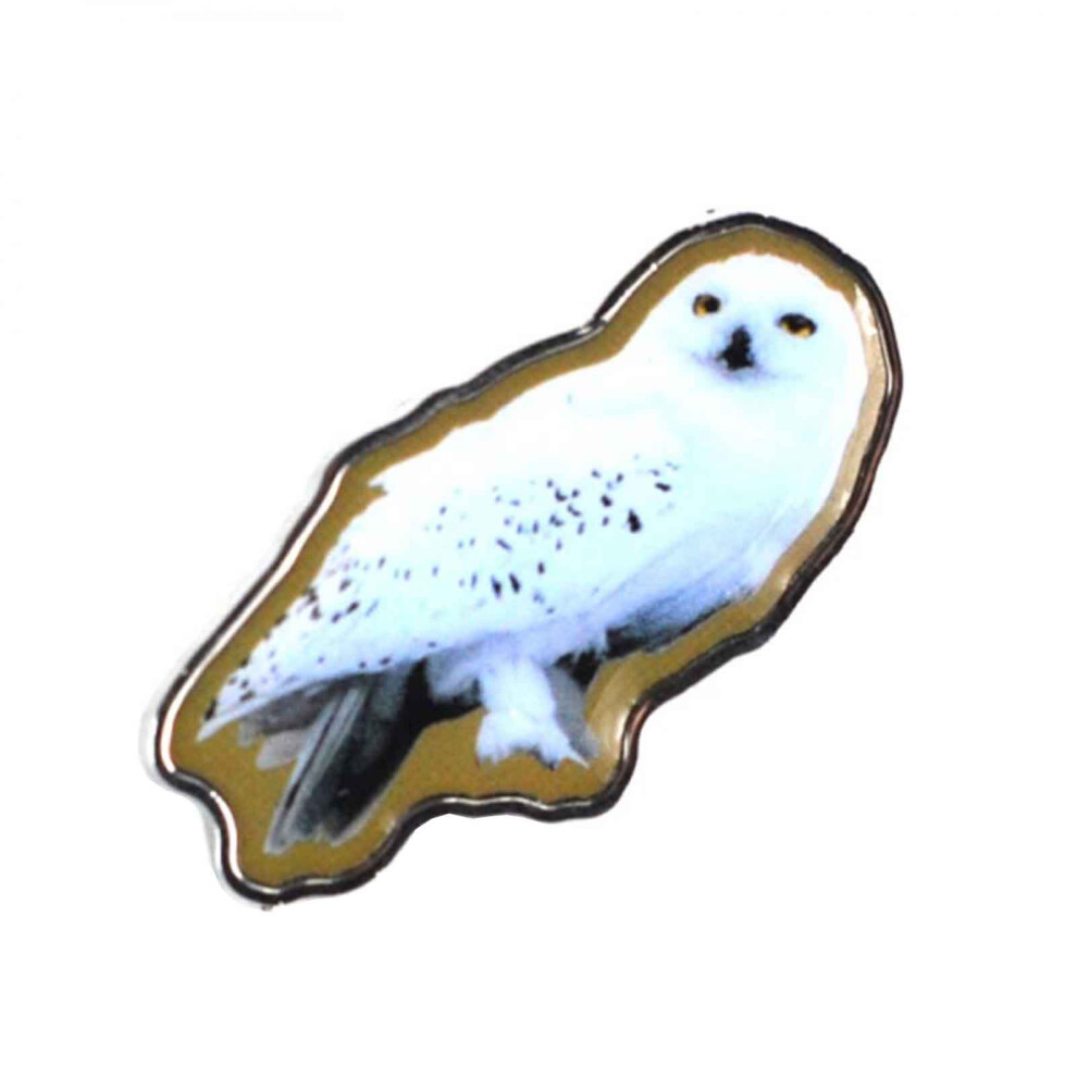 Harry Potter Badge Hedwig Owl Movie Hogwarts New Official Enamel