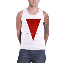 (XL, White) Departures Vest Top Axwell and Sebastion Ingrosso Triangle Logo Official Mens