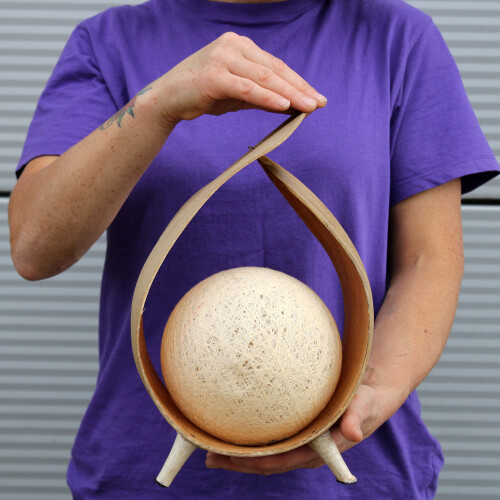 Natural Coconut Lamp  - Natural Wrapover 2