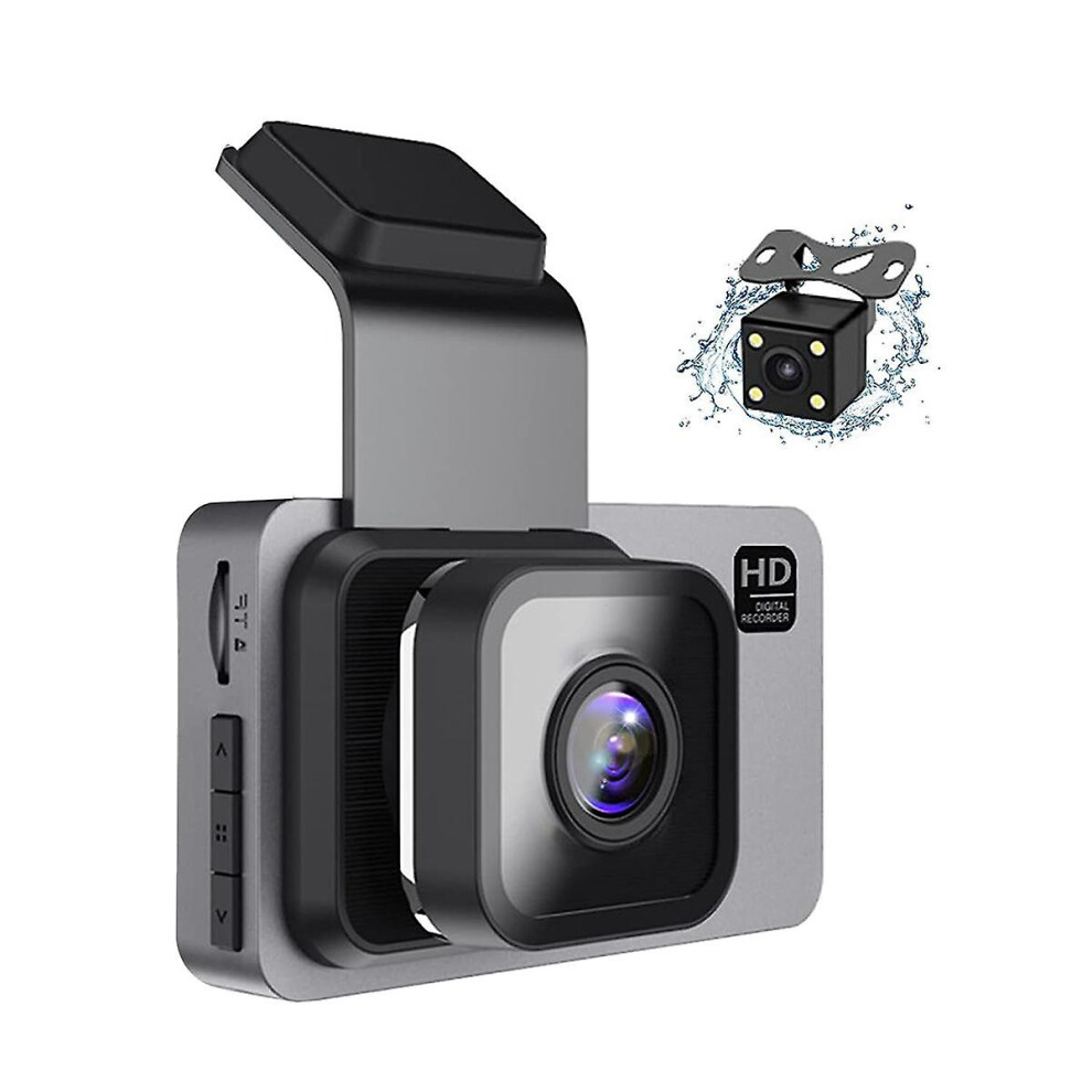 1080P Hd Car Dash Camera,Front And Rear Wifi Dash Cam With 3Inch Ips Screen,Night Vision,Parking Mo 7669442680206