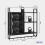 ELECWISH Wall Mounted Storage Cabinet Wood Floating Display Shelf Light 6 Hooks 5