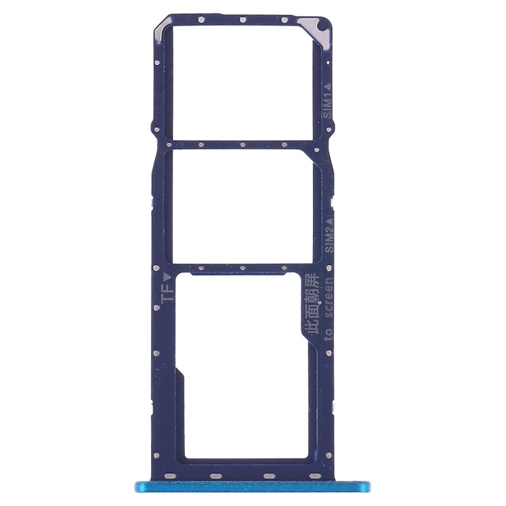 (Blue) Sim Card Tray Micro Sd Card Tray For Huawei Y7 (2019) Blue 7669442694265