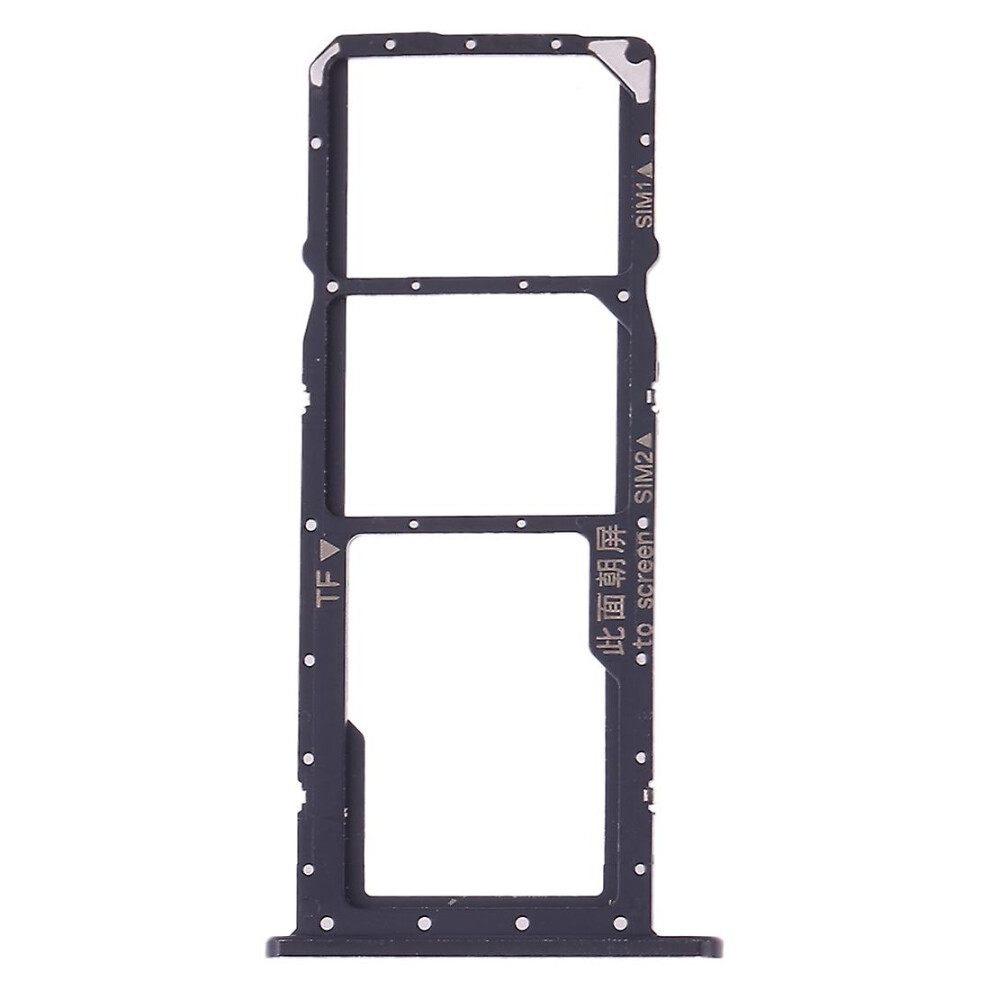 (Black) Sim Card Tray Micro Sd Card Tray For Huawei Y7 (2019) Black 7669442694296