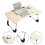 (White Maple) Folding Laptop Table Stand Bed Computer Desk Bed 1