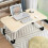 (White Maple) Folding Laptop Table Stand Bed Computer Desk Bed 6