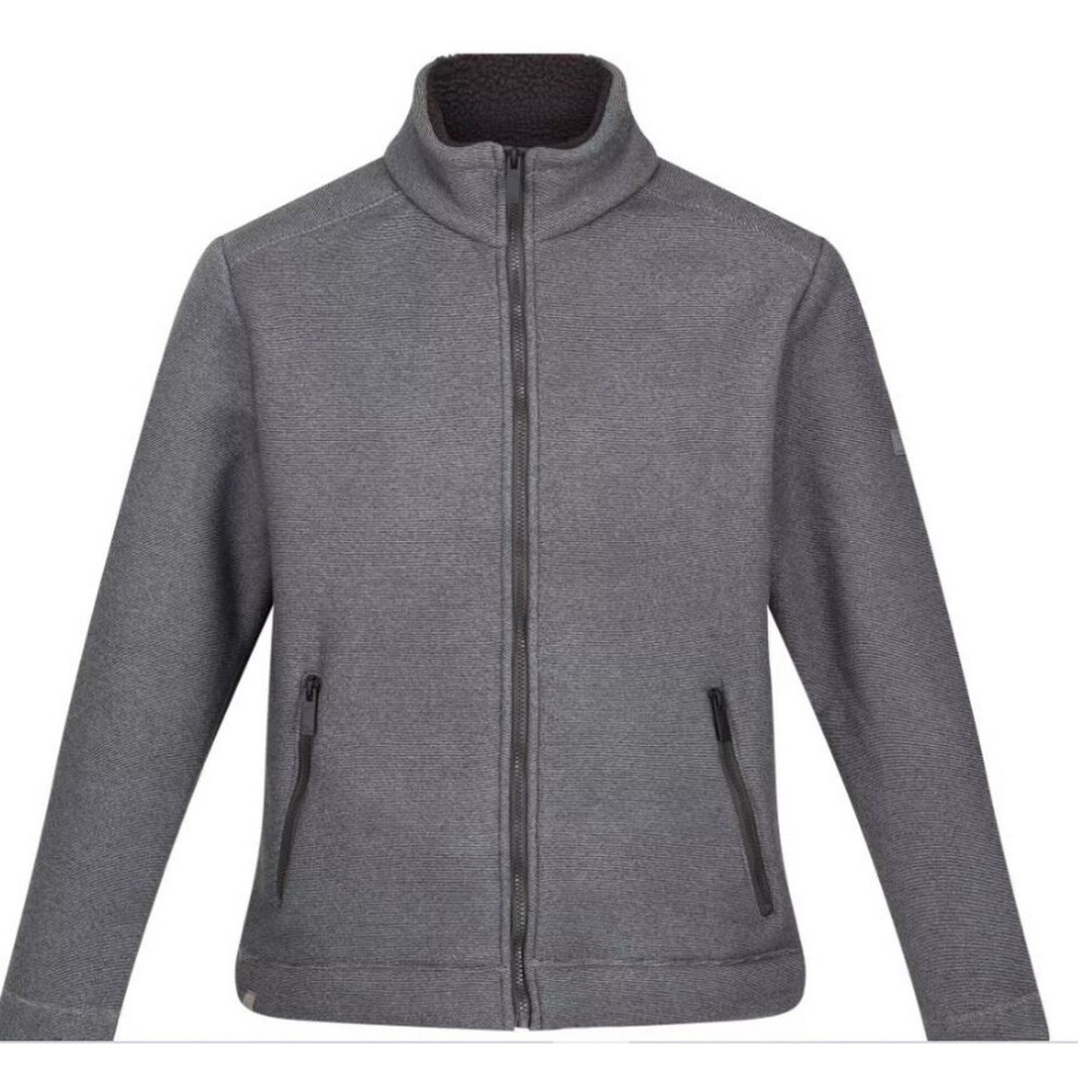 (5XL, Ash) Regatta Mens Garrian II Full Zip Fleece Jacket
