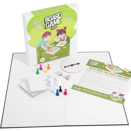 Create Your Own Board Game (Blank Game Board, Box & Accessories) with ...