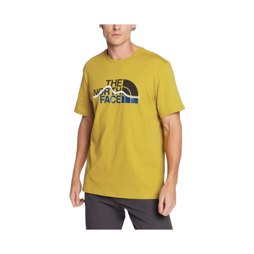 (Yellow, Small) The North Face Mens T Shirts