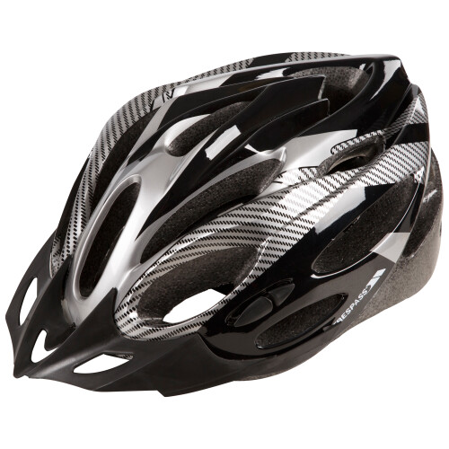(S/M, Black X) Trespass Adult Bike Helmet Crankster