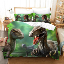 (Style 16, Double(200X200CM/3PCS)) dinosaur Kids Bedding Single Double Duvet Cover UK