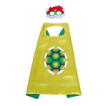 (Bowser) Super Mario Kids Cartoon Cape & Mask Holiday Gift