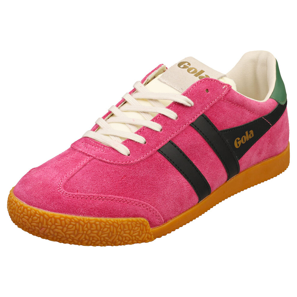Gola Elan Womens Fashion Trainers In Fuchsia Black - 4 Uk
