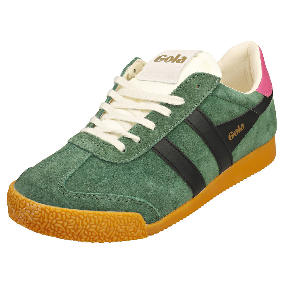 Gola Elan Womens Fashion Trainers in Green Black - 7 UK