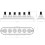 WINCHMAX WINCHMAX Bus Bar 300a 6 x M10 terminal. Red. 6